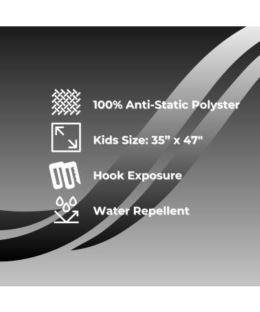 Barber Flow Battleship Hair Cutting Kids Cape | Adjustable Elastic Neckband Closure | Kids Size - Buy Online on GoSupps.com