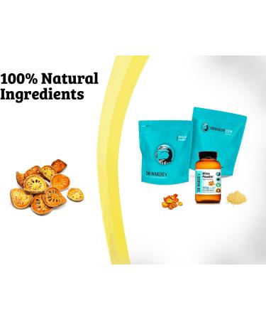 Bilva Fruit Powder 100g (3.5oz) - Bael Fruit/Aegle Mermelos - Organic, Pure and Natural - Buy Online on GoSupps.com
