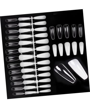 Mikinona 1 Set Transparent Nail False Nails Fake Nails Women Manicures Artificial Fingernails Nail Tips for Women - Buy Online on GoSupps.com