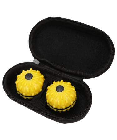 Gatuida toys 1stk toys pressure relief toys print outdate decompression ball massage balls massage balls a piece 7.36x3.56cm yellow