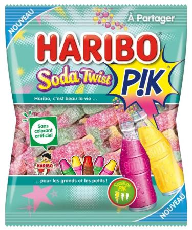 Haribo - Soda Twist Pik - 1 Paquet de confiserie bonbons 190g