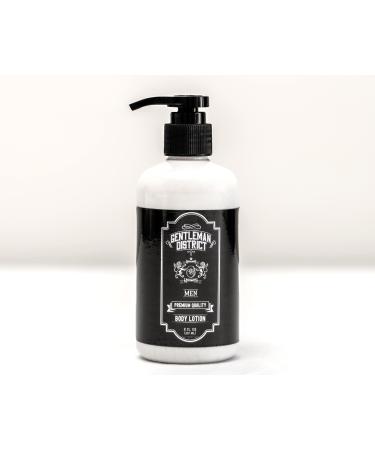 Gentleman District Body Lotion for Men 8 Oz. Paraben Free