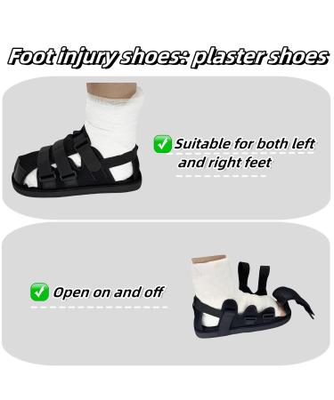Post Op Shoe for Broken Foot | Adjustable Medical Walking Boots for Foot Injuries | Fracture & Orthopedic Rehabilitation Cast Shoes | X-Large Closed Toe - Buy Online on GoSupps.com
