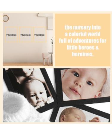 Zamety Set of 3 Baby Room Animal Posters - Nursery Decoration for Boys | Children's Room Wall Art - Kids Poster Print for Baby Room Decor - Buy Online on GoSupps.com