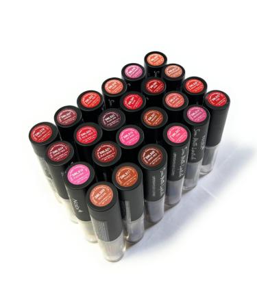 24 Colors Nabi Semi Matte Lipstick Set Smooth Application and Won t Dry Out Lips Long Lasting