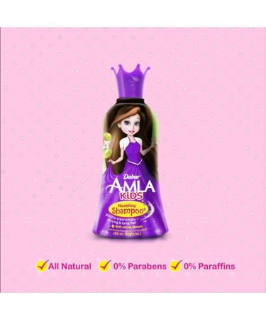 Dabur Kids Shampoo 200 ml - Natural Nourishing Formula with Amla Almond & Shikakai | Gentle Cleansing for Stronger Hair - Buy Online on GoSupps.com