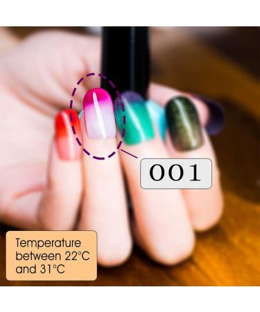 Canada 150 HMD Soak Off UV LED Temperature Changing gel nail polish fast effect fast cure 8ml (001) - Buy Online on GoSupps.com