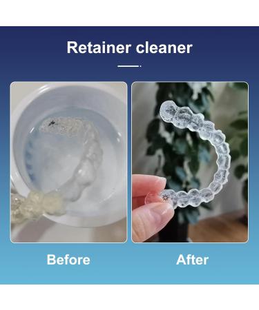 Retainer Cleaner Tablets for Invisalign Mouth Guard Cleaner Dissolve Stains Odors and Plaque Dental Retainers for Aligner - Night Guards - False Teeth Whitening (120 pcs) 1 Count (Pack of 120) - Buy Online on GoSupps.com