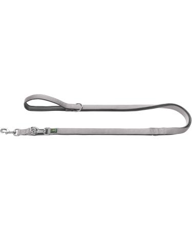 HUNTER NEOPRENE Adjustable Dog Leash - 2.5 x 200 cm - Grey | Durable & Comfortable for Every Dog - Buy Online on GoSupps.com