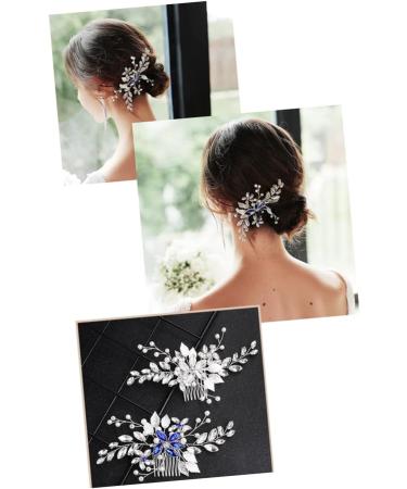 Ipetboom Hair Pin Hair Barrettes Tiara Goody Hair Clips for Women Rhinestone Hair Accessories Bride Headpieces for Wedding Elegant Photo Props Flower Design Hair Comb Headgear - Buy Online on GoSupps.com