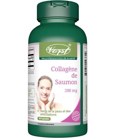 Salmon Collagen 200mg plus Vitamin C 3 X 90 Capsules | Type 1 & Type 3 Supplement for Anti Aging Dull Skin Hair Nails Joints & Bones | Includes 40mg of Vitamin C | Powder Pills | 3 Bottles 270 count (Pack of 1) - Buy Online on GoSupps.com