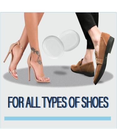 60 Count Heel Gel Stickers - Silicone Adhesive Inserts for Blister Prevention and Comfort in Loose Shoes - Buy Online on GoSupps.com