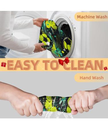 Green Football Beard Bib Apron - Ultimate Beard Hair Catcher for Men | Perfect Father's Day & Christmas Gifts for Dad & Husband with Suction Cups - Buy Online on GoSupps.com