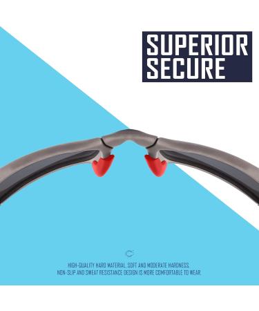 Saucer Replacement Nose Pad & Ear Cushions Set for Oakley X Squared OO6011 Sunglasses - Red One Size | International Shipping Available - Buy Online on GoSupps.com
