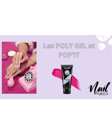 Glam'Up Paris Semi-Permanent Poly Gel Extension Tube UV Nail Builder Gel Art Design for Nails Easy to Use Long Lastin - Buy Online on GoSupps.com