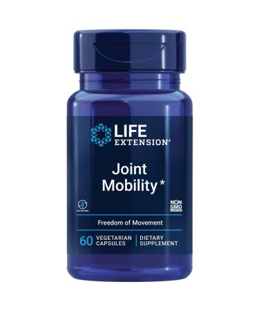 Life Extension Joint Mobility  Tamaflex Joints Formula Supplement for Joint Comfort Support Knee Flexibility and Inflammation Health  Gluten-Free Non-GMO Vegetarian - 60 Capsules