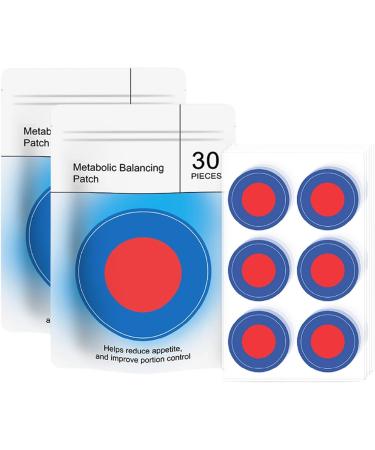 Patchs d' quilibrage m tabolique 30 patchs - R ducteur d'app tit unisexe aide r duire l'app tit favorise le contr le des apports alimentaires soin de la peau pratique 2pcs