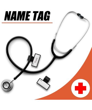 Custom Stethoscope Name Tag - Two-Sided ID Clip for ADC MDF & Littmann - Perfect for Nurses EMTs Vets & Med Students - Buy Online on GoSupps.com