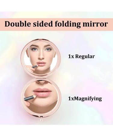 Mother's Day Grandma Gifts: Rose Gold Compact Mirror for Granny - Best Birthday & Thanksgiving Gift from Granddaughter/Grandson | Ideal Grammy/Mimi Present for Grandmother from Grandkids - Buy Online on GoSupps.com