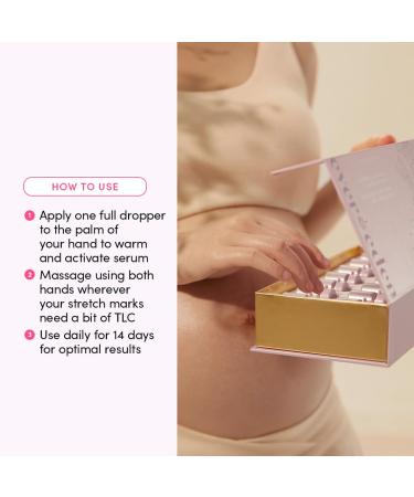 Evereden Tri-Orchid Deep Stretch Mark Removal Ampules: Clean & Gentle Orchid-Infused Pregnancy Stretch Mark Prevention Cream | Pregnancy & Breastfeeding-Safe Extreme Stretch Mark Removal Cream - Buy Online on GoSupps.com