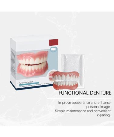 Rapid Smile Denture Reline Set - Upper and Lower Dentures Set Rapid Smile Moldable False Teeth Fast to Install Durable Fit 2025 Easy to Use - Buy Online on GoSupps.com