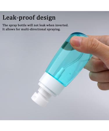 3 Pack Cosywell TSA Approved 2oz Travel Spray Bottles - Leak Proof Fine Mist Empty Plastic Bottles for Perfume, Essential Oils, Toners - 3 Color Options - Buy Online on GoSupps.com