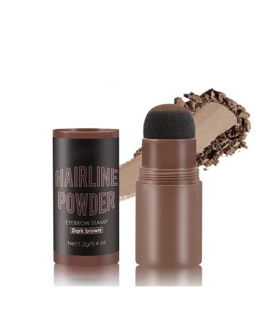 RUCRAK 2 x Luxfume Hairline Powder Hairline Instant Filling Powder Natural Waterproof Quick Cover Hair Root Concealer (Medium Brown)
