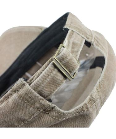 Uaook Classic Premium Army Cap - Men's Cotton Military Style Flat Cap | Low Profile Summer Fiddler Hat | Unisex Retro Baseball Chapeau - Buy Online on GoSupps.com