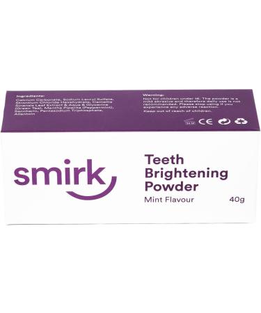 Smirk Teeth Brightening Powder 40g - Natural Whitening Formula | Shop Now - Buy Online on GoSupps.com