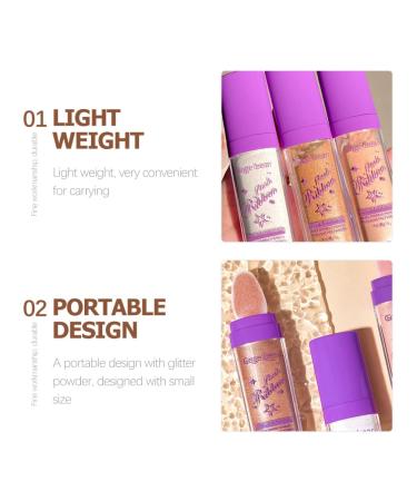 Beaupretty Face Glitter Set - 3pcs Highlighter Powder for Stunning Makeup | International Shipping Available - Buy Online on GoSupps.com