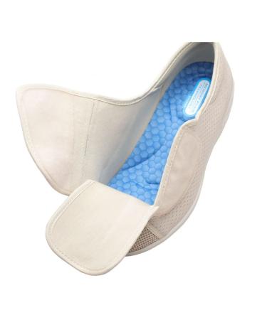 NVBHOF Diabetic Shoes for Men Swollen Feet Adjustable Diabetic Shoes Comfy Orthopedic Footwear Non Slip Widening for Elderly Swollen Feet Plantar Fasciitis (Color : Deep Blue Size : 12)