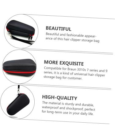 POPETPOP Mini Handbag 2pcs Storage Bag Portable Travel Organizer Carrying Bag for Electric Trimmer face for Men Mens Trimmers case Salon Clippers Organizer Men Travel Organizer Universal Redx2pcs 17.5X7X7CMx2pcs - Buy Online on GoSupps.com