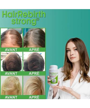 HAIR REBIRTH STRONG * 90 capsules * Pantothenic Formula * The Best Remedy for Hair Care * Made in Italy * Registered with the French Authority nr.2023-12-1349 * - Buy Online on GoSupps.com
