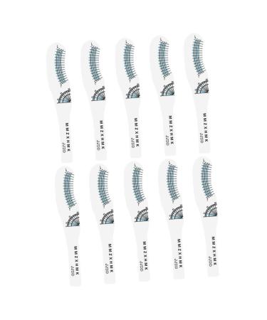 POPETPOP 10pcs Eyelash Measuring Ruler Lash Tools Lash Length Measuring Tool Eyelash Ruler Card Mascara Curly