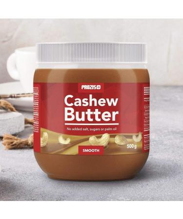 Prozis Beurre de Noix de Cajou 500 g Onctueux Source de Prot ine Naturelle - Adapt aux r gimes Vegan Kosher et Halal - Sans Lactose Sel Sucre ni Huile de Palme - Buy Online on GoSupps.com