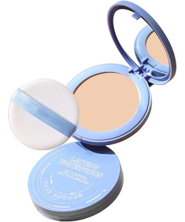Pressed Powder for Oil Control - 10g Matte Powder for Setting Makeup | Long Lasting Brightening Finishing Powder | Makeup to Fix Waterproof Powder for Makeup - Buy Online on GoSupps.com