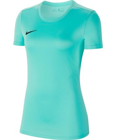 Nike Women's W NK Dry Park Vii JSY Ss T-Shirt S Hyper Turq/Black