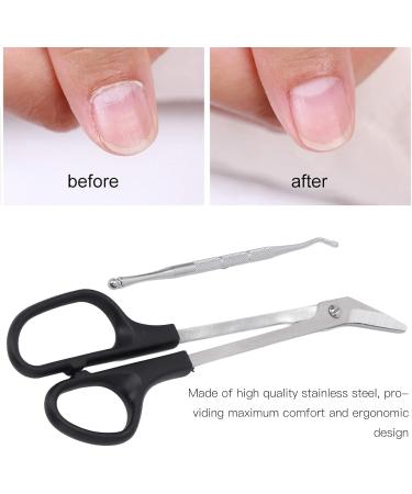 Professional Nail Scissors Long Handled Sharpp Nail Clippers Cutters Stainless Steel Manicure Scissors for Fingernail & Toenail - Buy Online on GoSupps.com