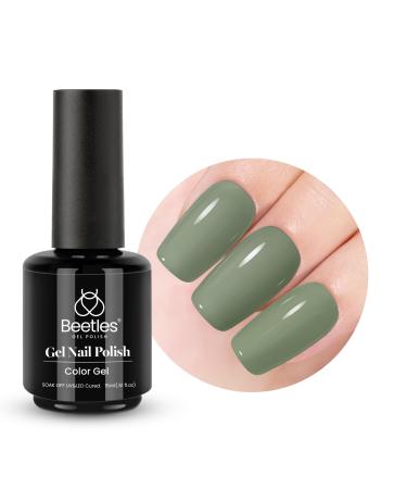 beetles Gel Polish 15mL Sage Green Gel Manicure Diy Nail Art Gel Soak Off UV LED Nail Lamp Nail Art Manicure Salon 1 Pcs