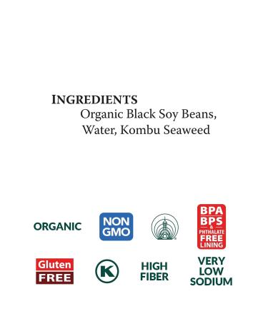 Eden Organic Black Soybeans 15 oz Can | Complete Protein, No Salt | Non-GMO, Gluten Free, Vegan, Kosher | U.S. Grown | Heat and Serve | Macrobiotic Soy Beans - Buy Online on GoSupps.com