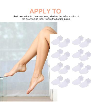 Hallux Shaped Feet Protectors - Set of 7 Pairs for Toe Separation and Bunion Relief - Buy Online on GoSupps.com