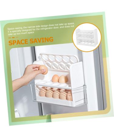 Uonlytech Egg Storage Box Plastic Egg Holder Plastic Eggs Reusable Egg Cartons Egg Tray Multi-layer Crisper - Buy Online on GoSupps.com