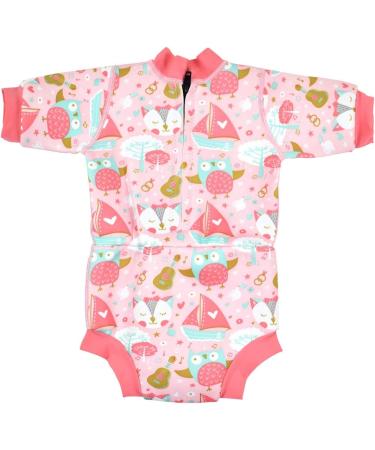 Splash About Happy Nappy Wetsuit & Reusable Swim Nappy Owl & Pussycat 12-24 Months - Buy Online on GoSupps.com