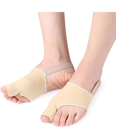 POO4KARK TEHE-VALGUS Orthesis - 2-in-1 Bunion Protector & Toe Spreader | Hallux Valgus Support - Beige (Size S) | International Shipping Available - Buy Online on GoSupps.com