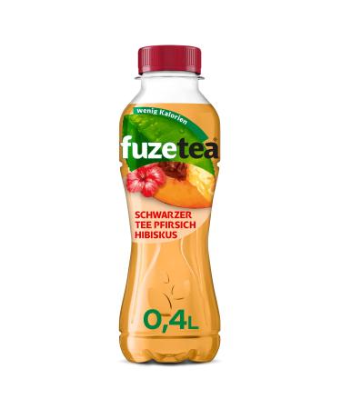Fuze Tea Peach Hibiscus - Refreshing Herbal Fusion in Eco-Friendly Bottles | International Shipping Available - 12 x 400ml (Pack of 2)  - Buy Online on GoSupps.com