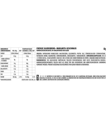 Clif Bar Shot Bloks Margarita Lot de 18 barres de 60 g chacune - Buy Online on GoSupps.com