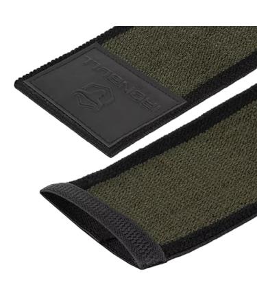 IPF USAPL USPA IPL Certified Knee Wraps for Weightlifting - Powerlifting Squatting Straps for Gym Workout - Men & Women (78 Milspec Green) - Buy Online on GoSupps.com