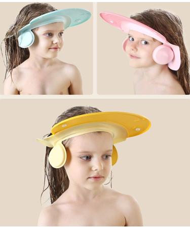 Kids Bath Shower Cap | Shampoo Visor Shield for Eyes and Ears | Blue - Buy Online on GoSupps.com