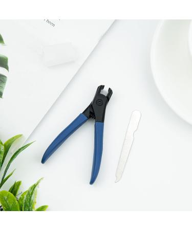 Thick Nail Clippers Set with Metal File - Heavy Duty Toenail Clippers for Men and Women (Blue) - Buy Online on GoSupps.com