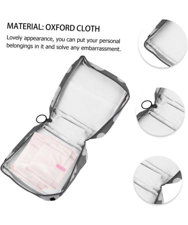 Exceart 2PC Feminine Pad Holder - Portable Sanitary Napkin Storage Bags for Women | Cotton Cloth Towel Organizer - Buy Online on GoSupps.com